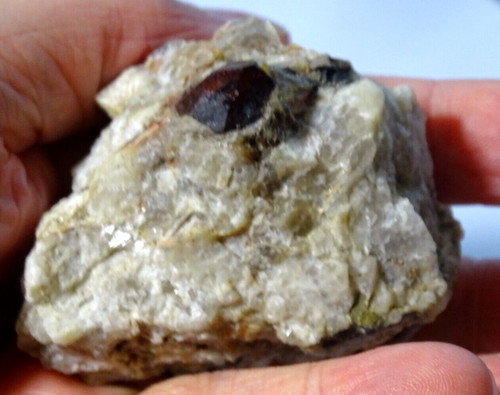 Natural almandine garnet - natural, in