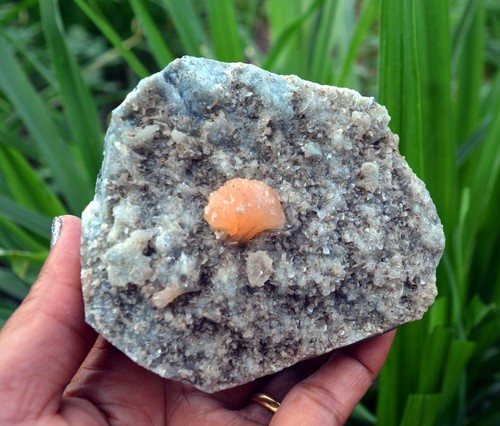 Esemplare minerali arancio - di,
